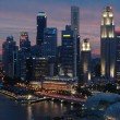 Vista de Singapur de Noche