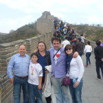 Vero y Jesús en la Muralla China