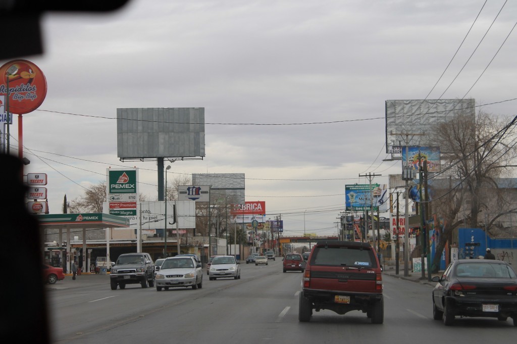 Asi lucían las calles de Juárez cuando llegamos