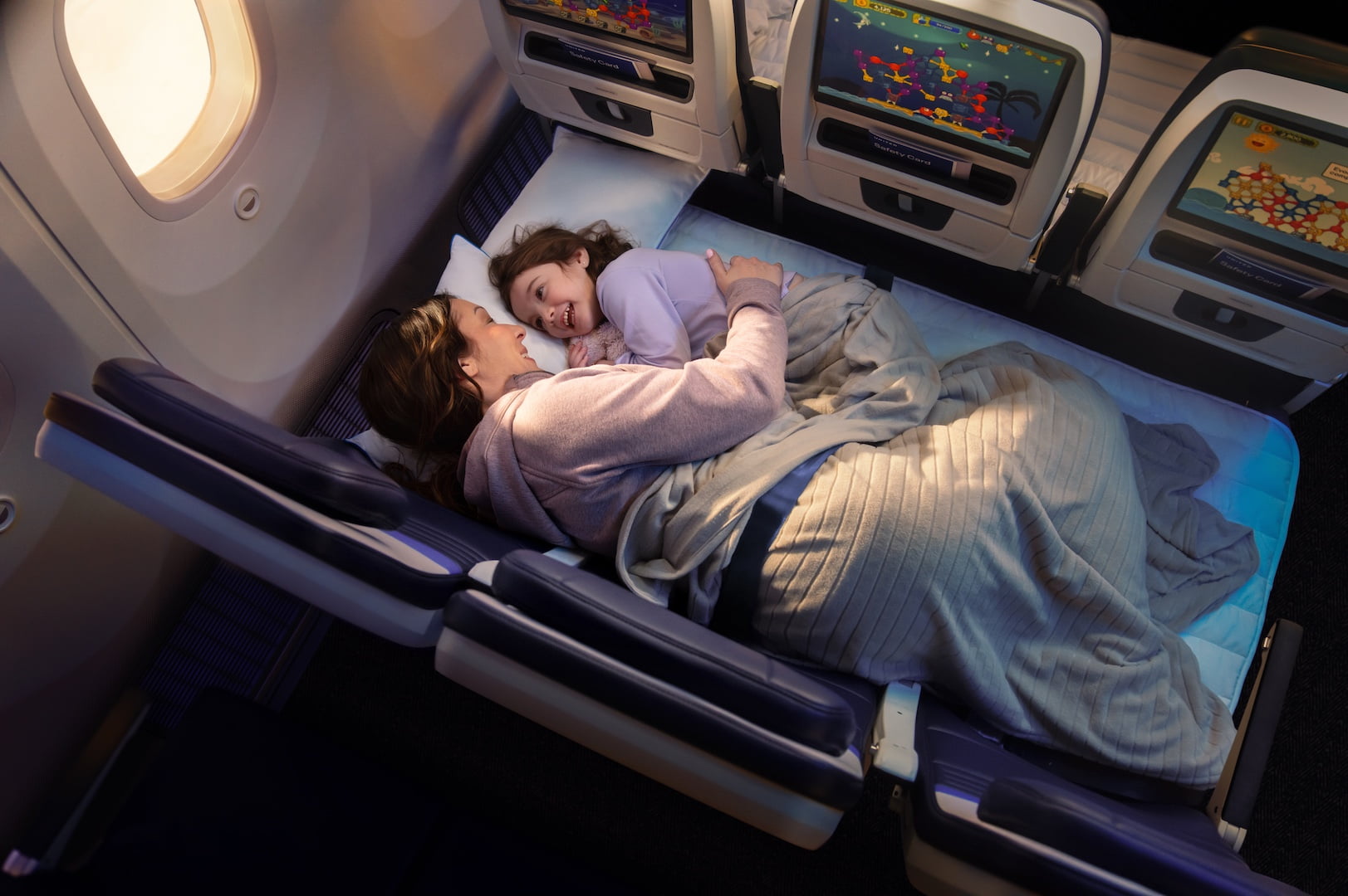 Asientos United Relax Row