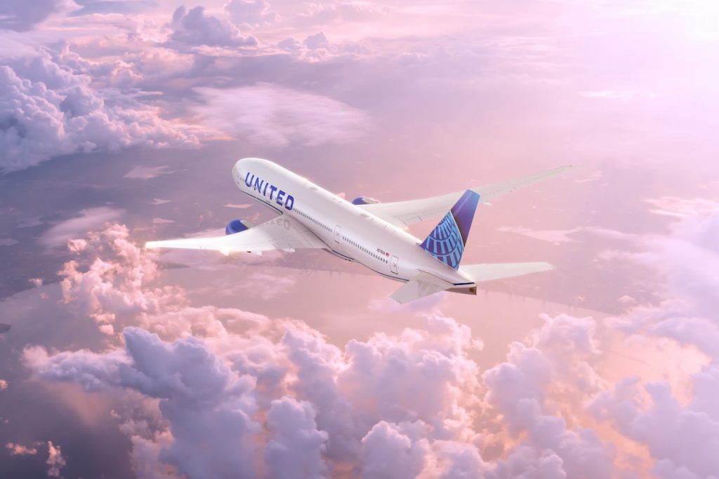 Boeing 777a United Airlines